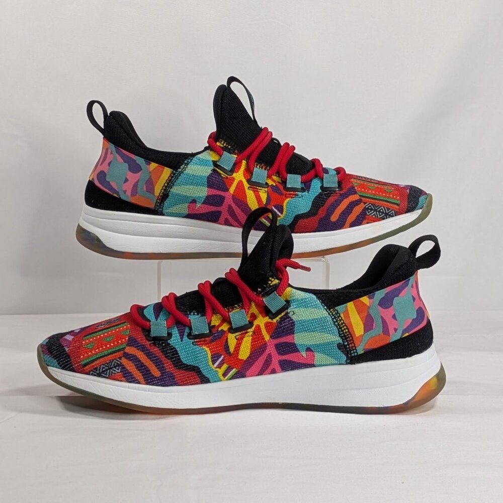 ALDO X DINA SAADI Artist Design MX Trainers Women's Size 8 Multicolor Running - Picture 3 of 9